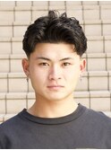 ローフェード×パーマ
