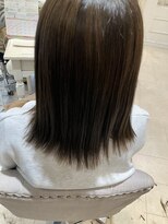 アルブル エト シミー(Arbre et chimie)&nbsp;着物ヘア/大人ガーリー/ダークアッシュ/似合わせカット/東村山