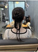 ヘアセット　髪質改善トリートメント　ヘッドスパ