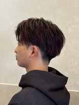 ビーズアモール 春日井市民病院前店(B's amor) 【個性派】ハイライト×レッド◎20代30代40代50代