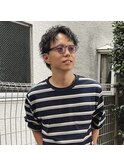 ルーズショート×ルーズパーマ