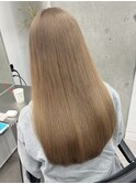 韓国ヘアヘーゼルラテモカミルクティーベージュグレージュカラー