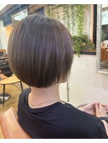 エルムトウキョウ(ELM Tokyo)&nbsp;ショートヘアの縮毛矯正とカラー軽さと透明感プラス♪