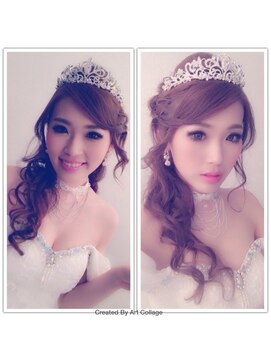 ヘアメイクサロンシャルメ(Hair Make Salon CHARMER) CHARMER 花嫁へアセット