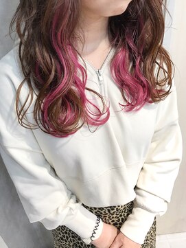 アンククロス 表参道(ANKH CROSS) 【ANKH CROSS表参道 】ロアエクステ インナーカラー