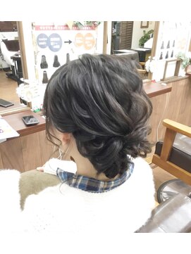 サロンド クラフト(salon de craft) 【パーティーヘアセット】編み込みフルアップヘアセット