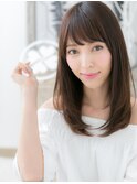 ■しっとり小顔黒髪ワンカールセミディ106-6★上尾20代30代40代
