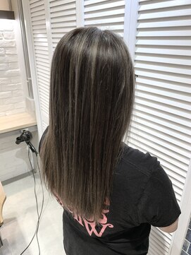 エイト 沖縄豊崎店(EIGHT toyosaki) 【EIGHT 豊崎】お客様スタイル_ハイライトバレイヤージュ風