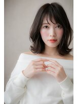 モッズヘア 上尾西口店(mod's hair)&nbsp;黒髪くせ毛風こなれヘア小顔くびれミディY上尾30代40代50代