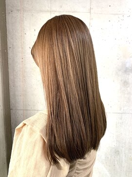 フラット(FLAT) シナモン×ベージュ