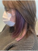 シールエクステパープルカラー　インナーカラー20代/30代/40代
