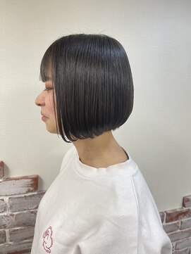 ルフレ 新宿本店1st(Reflet) 《ミニボブ》#新宿#新宿三丁目#髪質改善