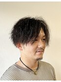 ツイストパーマ・カット・ヒト幹細胞トリートメント