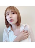 【sheta／ AI】切りっぱなしボブ　ストレートボブ