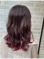 ヘアー ミッション 心斎橋店(hair Mission) 大人ピンクデザインカラー