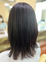 アークスヘアー&nbsp;アッシュべージュ大人かわいい髪質改善トリートメントストレート