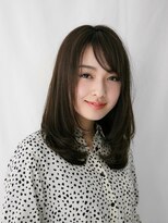 エンディアリング 東銀座(Endearing)&nbsp;大人可愛いワンカールでまとまるミディアムセミロング小顔カット