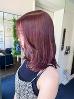 ダブル アンダーバー サロン(W_SALON) 【W_SALON 河原町】ミディアムレイヤー/顔周りレイヤー