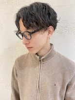 モリオ フロム ロンドン サッポロファクトリー店(morio FROM LONDON)&nbsp;【morio】札幌メンズショート　ウェーブスタイル