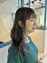 ラソニシカサイ(Lazo nishikasai)&nbsp;カーキグレージュロング