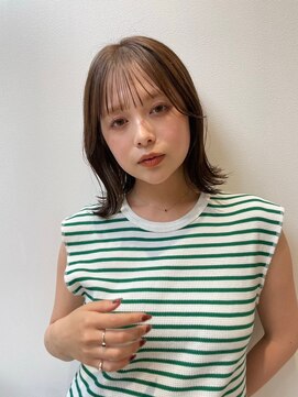 アンバー 池袋(amber) 切りっぱなしボブ/髪質改善/インナーカラー[池袋駅]