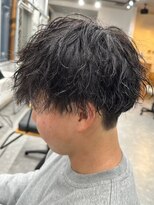 フゥ 宇都宮(FeU) 波巻きパーマツイストスパイラルパーマメンズマッシュパーマ