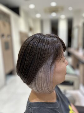 アッシュ 戸田公園店(Ash) ホワイトベージュ×インナーカラー