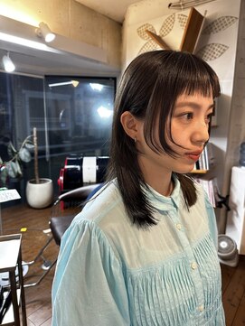 ア セカンド 清藤美容室第弐號(a sekand) オン眉レイヤースタイル
