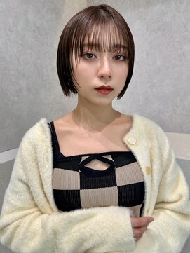 エジョン 幡ヶ谷店(Aejon) イメチェン/似合わせカット/フルバング/レッドブラウン/新宿