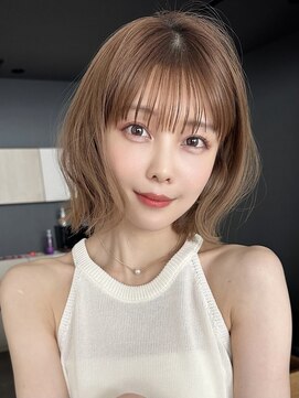 サンド 大阪梅田(sand) レイヤーカット/ウェットヘア/縮毛矯正/ニュアンスパーマ