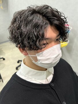 リット×ベリエ(Lit.×belier) 薩摩川内シャドウパーマ波巻きスパイラルパーマツイストパーマ