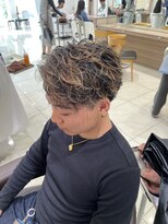 アッシュ 下丸子店(Ash) 【1番人気！！】ハイライト×波巻きスパイラルパーマ
