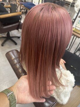 フラッグ(flag) white pink