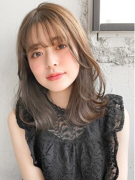 アグノス 青山(Agnos) ◎暗めカラーグランマッシュデザインカラー薄め前髪くびれヘア