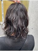メルティーカラーフェミニンロング似合わせウェーブミディアム
