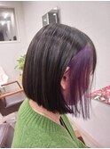 パープルインナーカラー