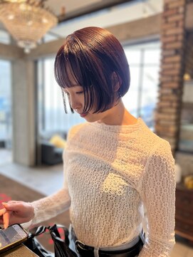 ラピスキーズ 下栗店(LAPIS KEYS) トレンドカラー×ミニボブ