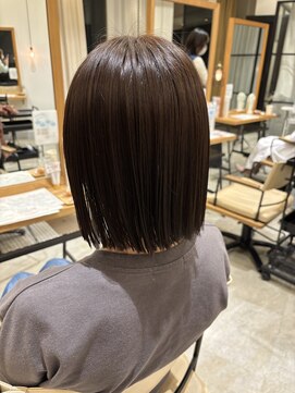 ヘアーエスクールステラ(hair S.COEUR stella) 似合わせ切りっぱなしボブ