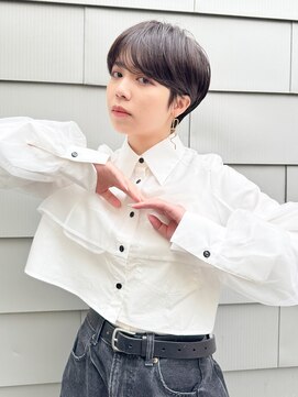 ロンド レグリーズ 立川(Lond leglise) ショート顔周りカット前髪カットミニウルフレイヤー/立川