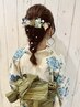 【持込】浴衣着付＋スピードヘアセット【電話予約＆現金のお支払いで4000円】
