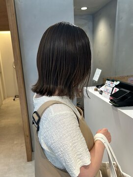 ルディー バイ ヘアーポケット(rudii by HAIR POCKET) 切りっぱなしボブ×プレイングカラー