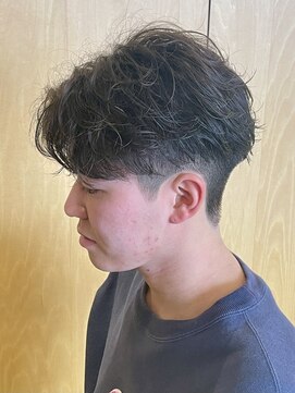 ニアウ 伊勢崎連取店(Niau) フェザーパーマニュアンスパーマセンターパート