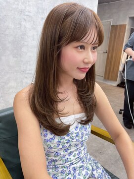 リミットバイアフィナー 大宮店(limit by Afinar) レイヤーカット/ベージュ