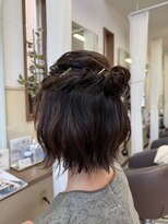 コアフィールフィス(COIFFURE fils)&nbsp;新規お得クーポンあり【見附　今町】ハーフアップスタイル