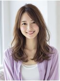 くびれヘア/アプリコットオレンジ/ハイライトカラー/町田/町田駅