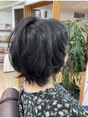くせ毛で作ったマッシュショート