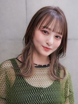 ギークス(GEEKS) 【GEEKS渋谷】モーヴピンク/秋カラー/小顔ウルフ/顔周りレイヤー