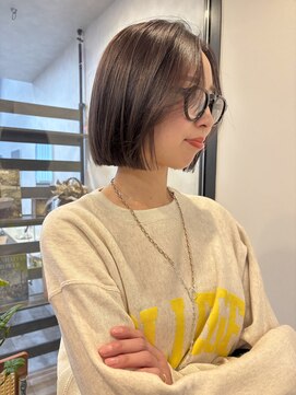 ソワンドゥブレスココ 京都店(soin de brace coco.) straight BOB ×dark gray