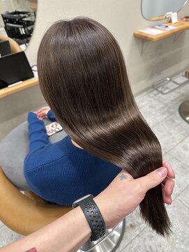 シカ 神戸三宮元町店(Cica) 秋カラー　マロンベージュ　髪質改善　三宮