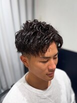 リバティシェアバーバー 銀座(LIBERTY SHARE BARBER)&nbsp;ツイストスパイラルアップバングショート